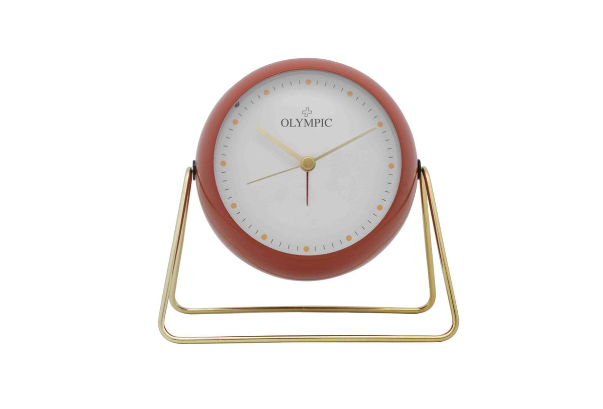 Medium Kent Alarm Clock - Orange