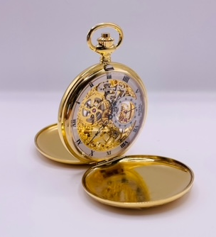 oyal London Double Opening Pocket Watch 90016-02