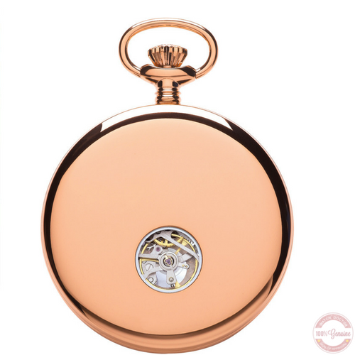 Unisex Mechanical Rose Gold Pocket Watch – Elegant &amp; Timeless Design