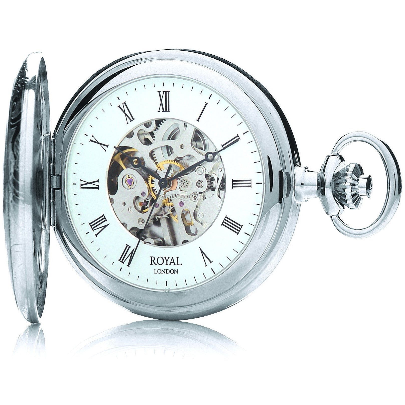 Half Hunter Pocket Watch by Royal London 90009-02